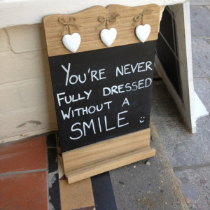 Quote of the week at The Flower Cafe