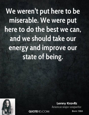 Lenny Kravitz Quotes