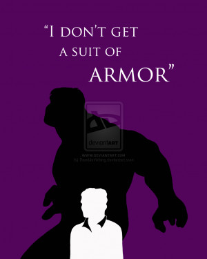 Hulk silhouette and quote by RambleWriting