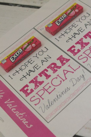 Be sure to check out these Kids Printable Valentines Using Extra Gum ...