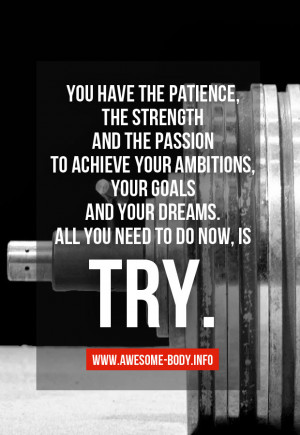 Just Try | bodybuilding motivation | Quotes