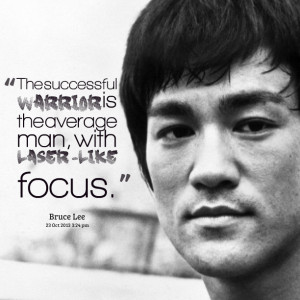 Quotes Picture: the successful warrior is the average man, with ...