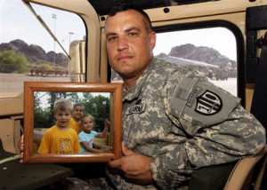 Deployed troops fight for lost custody of kids