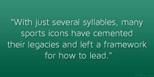 several syllables 32 Motivational Quotes For Athletes Which Are ...