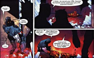 Lil Jojo Guns Wounds Held in the arms of batman