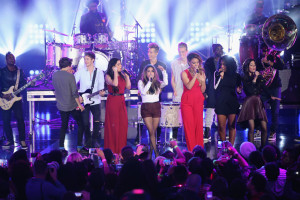 brad simpson fifth harmony and the vamps perform onstage at the sixth