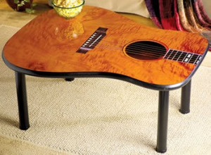 Acoustic Guitar Coffee Table