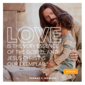 ... , and Jesus Christ is our exemplar.”—President Thomas S. Monson