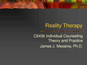 reality therapy techniques by Justjanet
