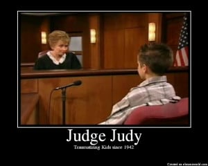 Conflict and Judge Judy