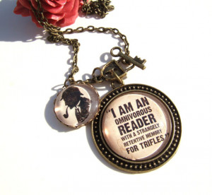 Sherlock Necklace Sherlock Holmes Necklace Literary Quote Necklace ...