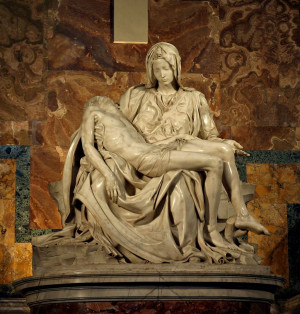 Michelangelo's perfection.