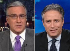 jon stewart gets through to keith olbermann Grills Al Gore on Current ...