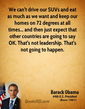 Barack Obama Leadership Quotes