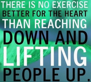 Lifting people up