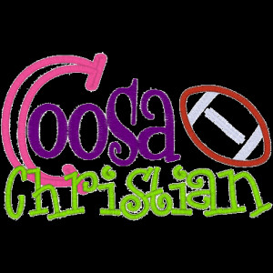 Sayings (A882) Coosa Christian Applique 5x7