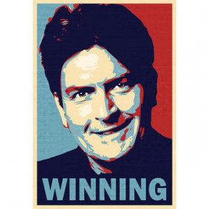 winning was far more popular, Charlie Sheen also stated, and I quote ...