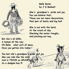 cowboy poems | Click here for a list of all poems. More