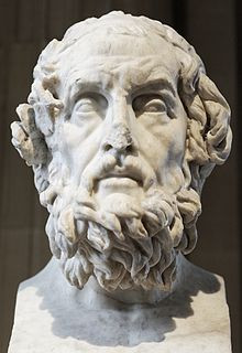 Bust of Homer , the ancient Greek epic poet
