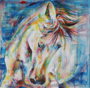 Pretty horse painting.