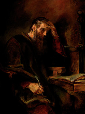 Replica Of Rembrandts Apostle Paul Painting