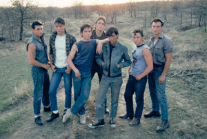 The Outsiders, as well as photos from the premiere of The Outsiders ...