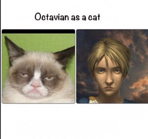 ... Octavian is well... Not Cat Evil, Heroes, Grumpy Cat Percy Jackson, Mi