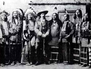 Picture of Buffalo Bill and His Indian Chiefs