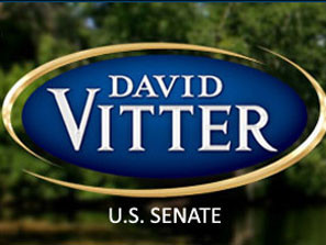 Sen. David Vitters' campaign logo on DavidVitter.com