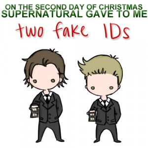 12 Days of Christmas - SPN Style - supernatural Fan Art