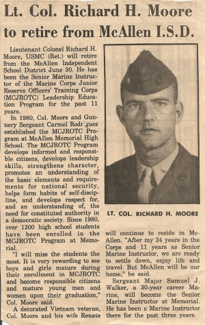 col moore s pictures with cadets col moore and edgar