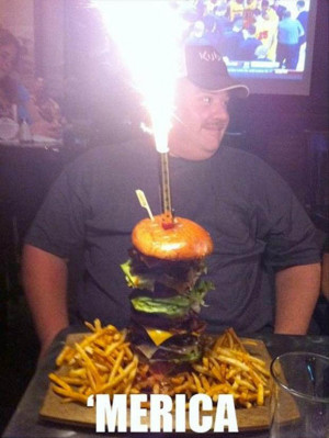 Funny Murica Pictures-birthday burger