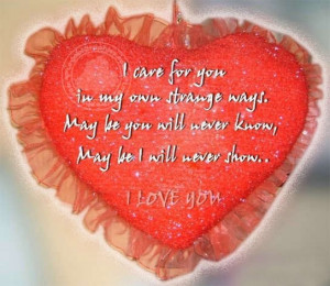 Love Quotes: I Care For You