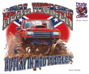REAL-WOMEN-DO-PLAY-IN-MUD-PUDDLES-Mudding-New-T-Shirt