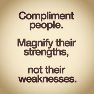 compliment people