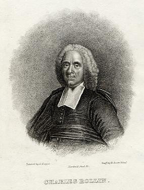 Charles Rollin quot engraved by R Scott after a picture by C Coypel
