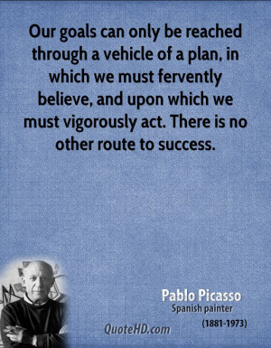 be reached through a vehicle of a plan, in which we must fervently ...