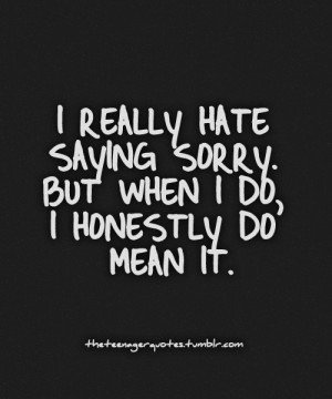 sorry quotes and sayings