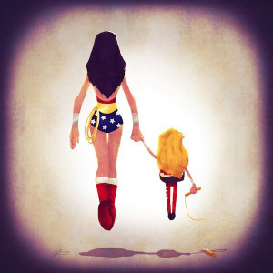 ... Justice Families Andry Rajoelina Illustration Wonder Woman Wonder Girl