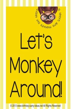 Best theme party for Curious George Birthday Party #CuriousGeorge # ...