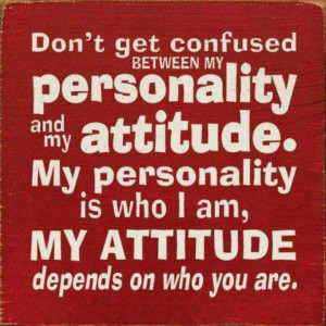 Personality and attitude