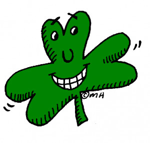 Shamrock's have 3 leaves. Come choices were 4 leaf clovers ...