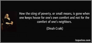 How the sting of poverty, or small means, is gone when one keeps house ...