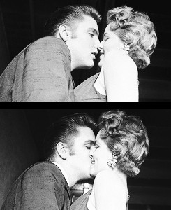 The Kiss” ? Elvis and Barbara Gray photographed by Alfred Wertheimer ...