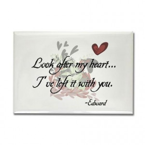 Bella Gifts > Bella Magnets > Twilight Quote Rectangle Magnet