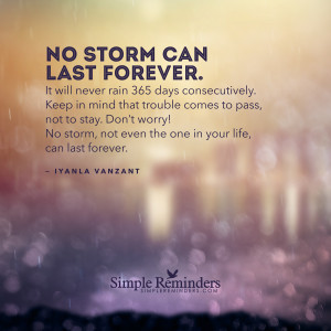 No storm can last forever by Iyanla Vanzant