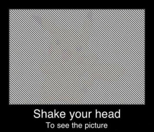 Pikachu Shake Your Head Optical Illusion