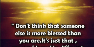 Home > Quotes > Motivational Quote on being blessed