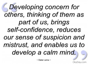 developing concern for others dalai lama