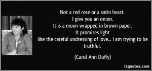 More Carol Ann Duffy Quotes